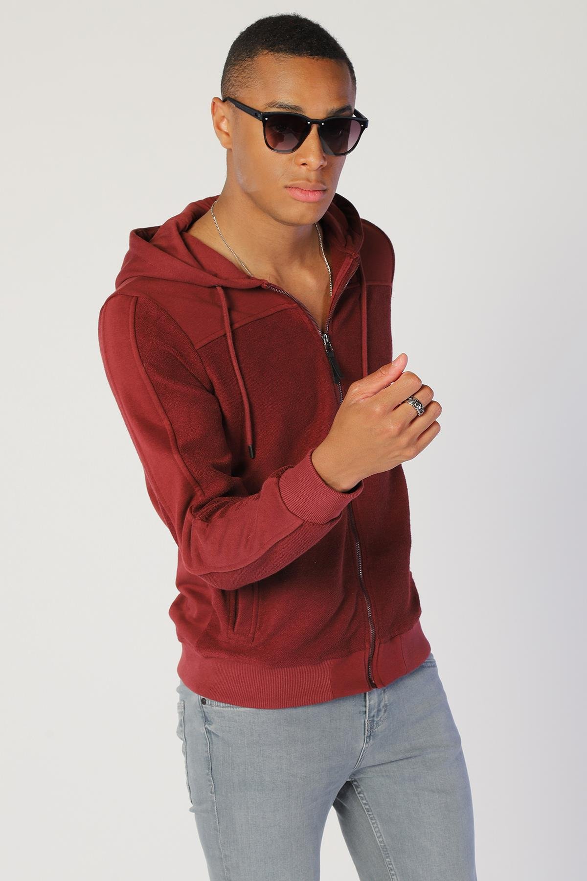 Erkek  Sweatshirt Esw 2062 (t) BORDOErkek  Sweatshirt Esw 2062 (t) BORDO