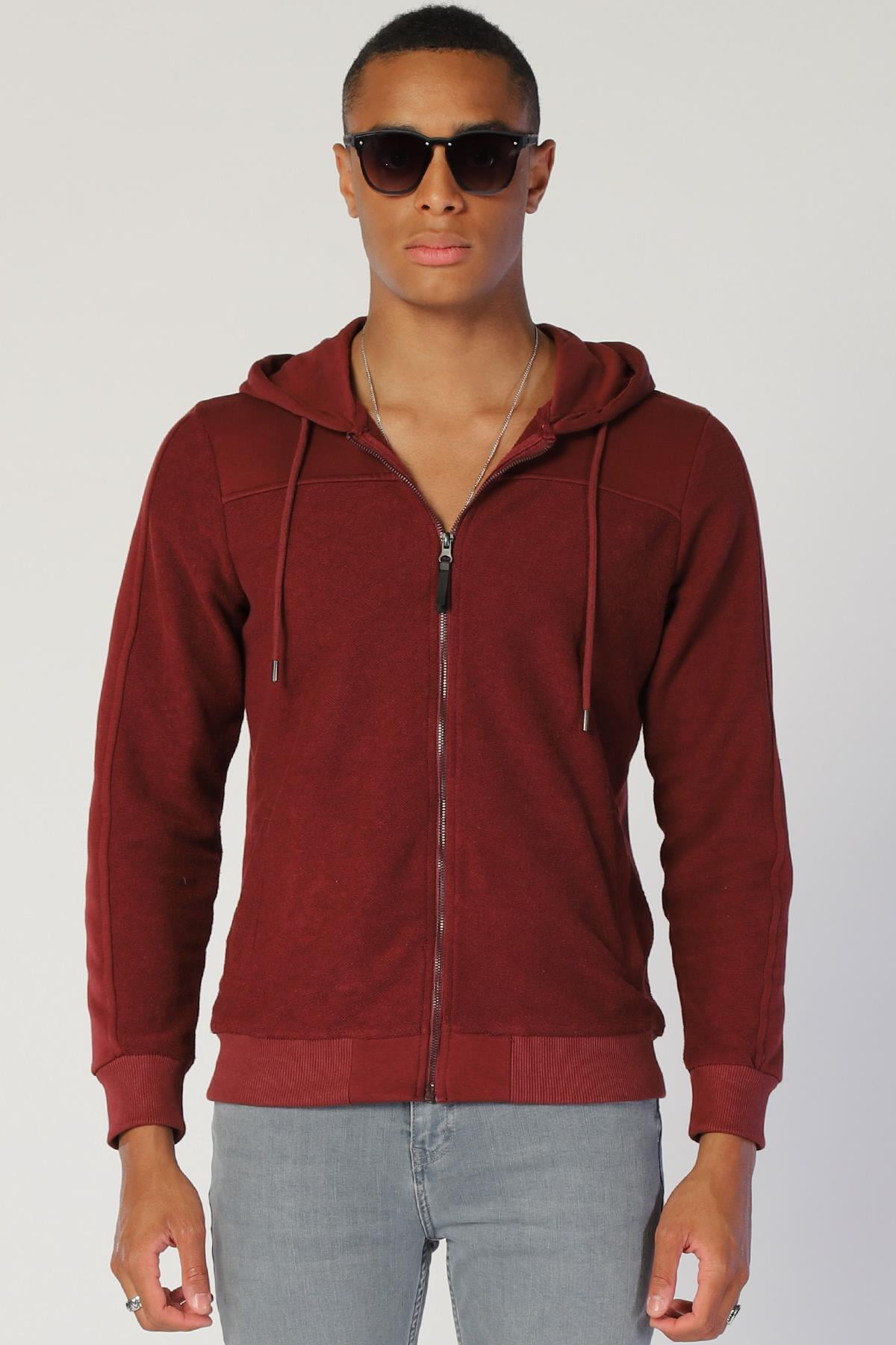 Erkek  Sweatshirt Esw 2062 (t) BORDOErkek  Sweatshirt Esw 2062 (t) BORDO