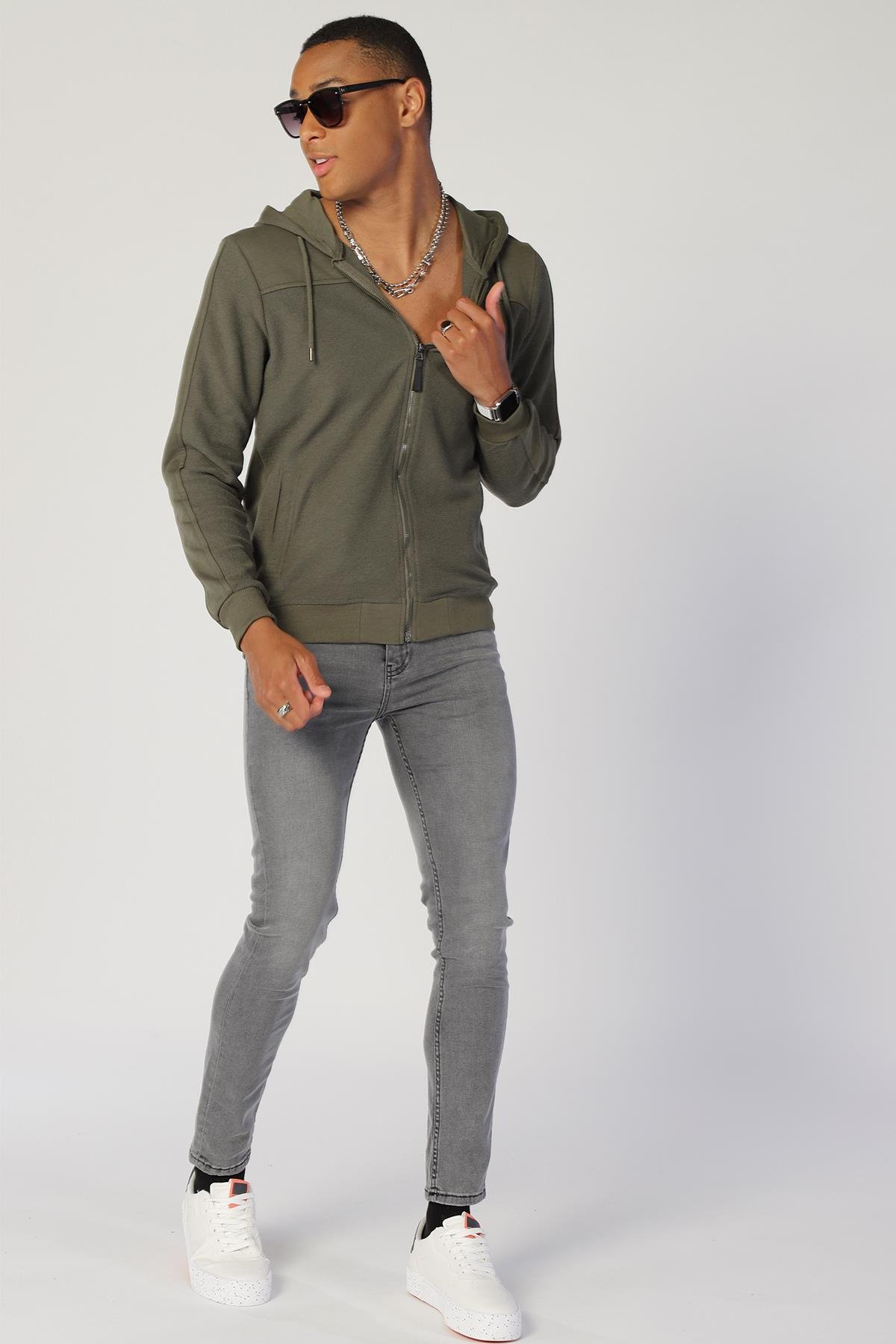 Erkek  Sweatshirt Esw 2062 (t) HAKİErkek  Sweatshirt Esw 2062 (t) HAKİ