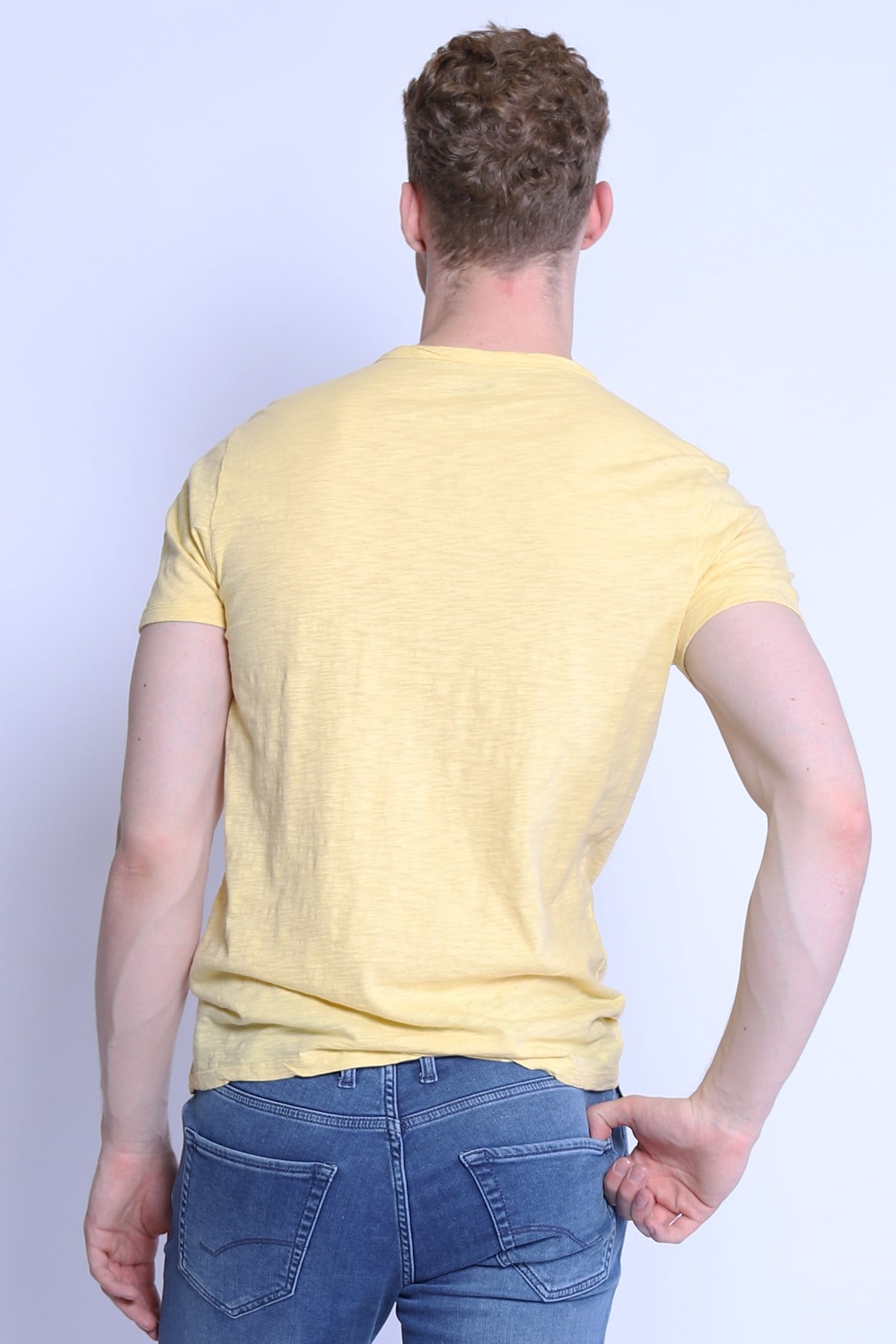 Erkek    Tshirt Ets 2058 SARIErkek    Tshirt Ets 2058 SARI