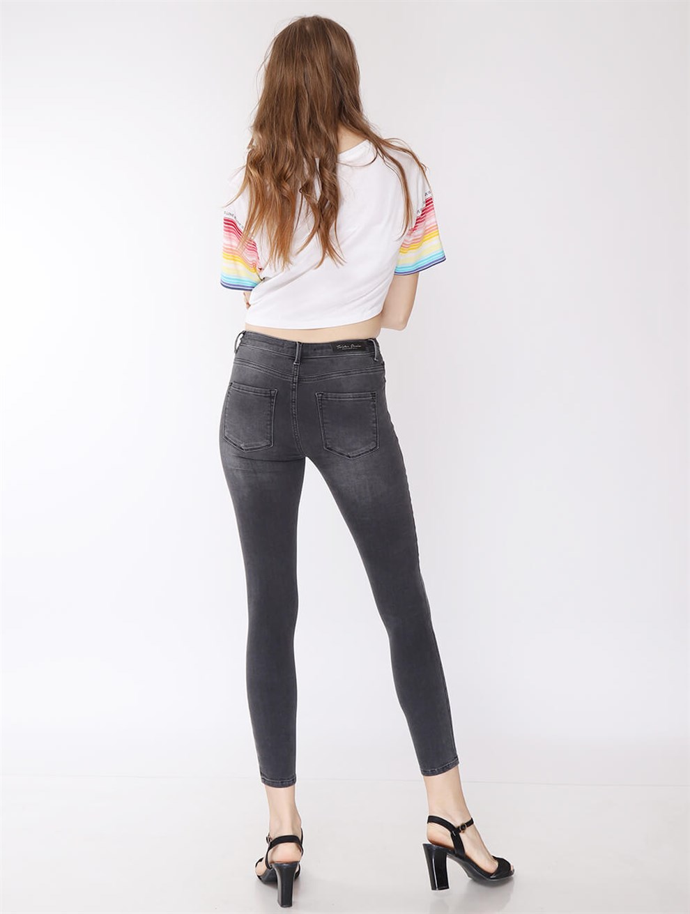 EVA 9028-58 Crop  Füme JeanEVA 9028-58 Crop  Füme Jean