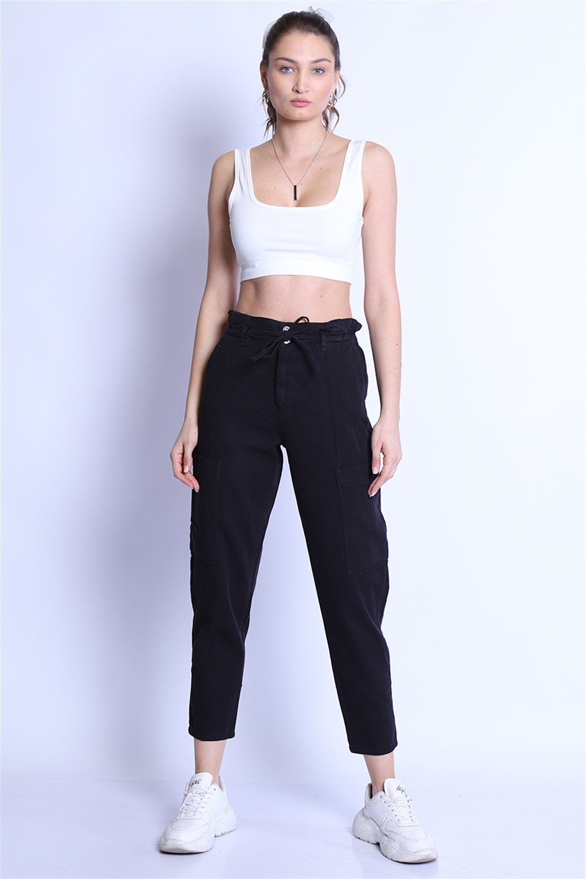 Kadın    Pantolon Bp 9382 non-denim SIYAHKadın    Pantolon Bp 9382 non-denim SIYAH