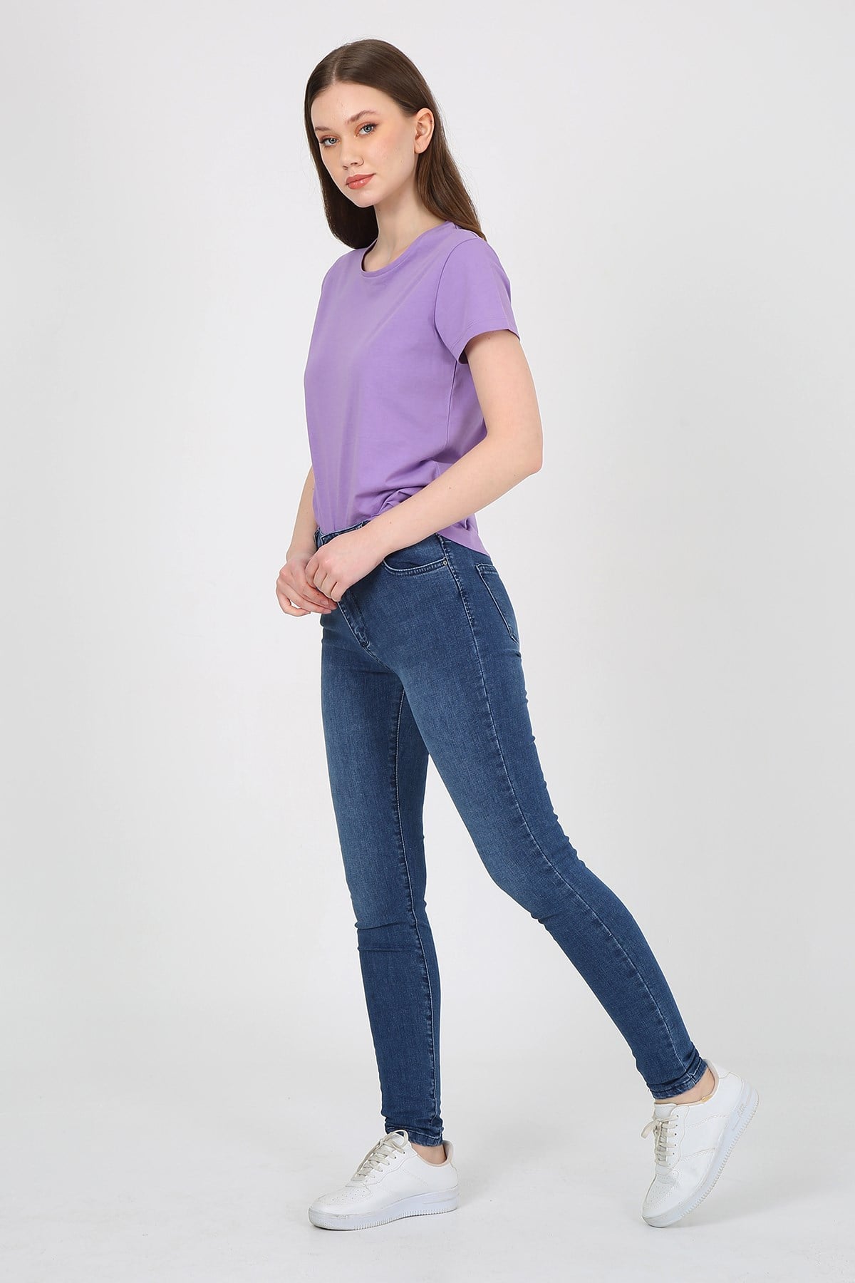 Kadın    Pantolon Eva 9028-105 LIGHT BLUEKadın    Pantolon Eva 9028-105 LIGHT BLUE