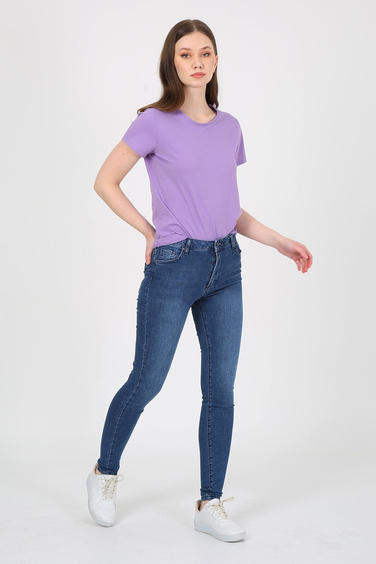 Kadın    Pantolon Eva 9028-105 LIGHT BLUEKadın    Pantolon Eva 9028-105 LIGHT BLUE