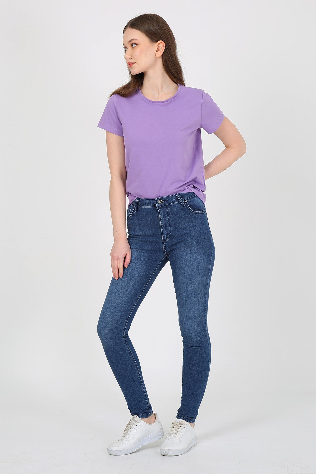 Kadın    Pantolon Eva 9028-105 LIGHT BLUEKadın    Pantolon Eva 9028-105 LIGHT BLUE