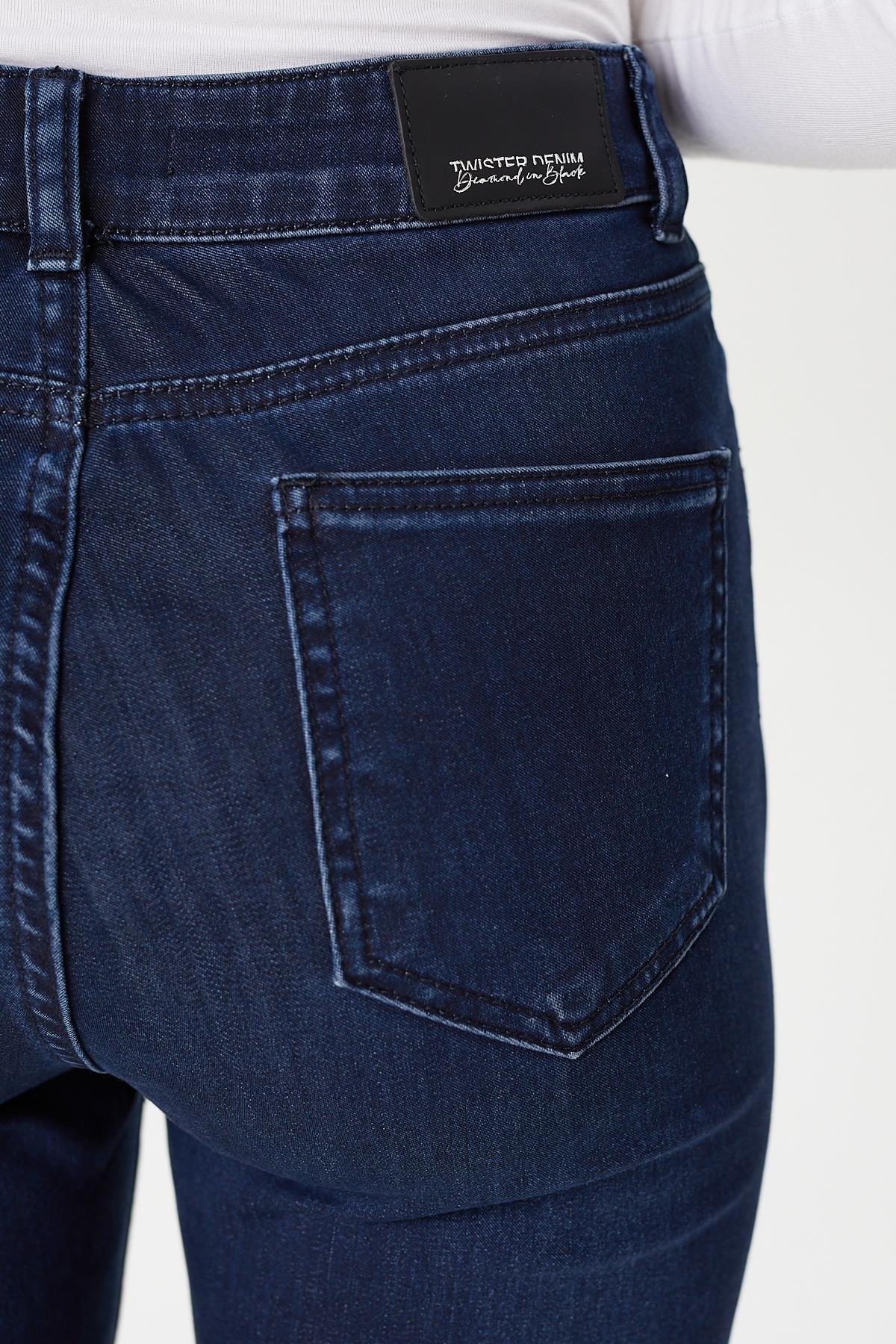 Kadın    Pantolon Selin 9443-01 Blue BlackKadın    Pantolon Selin 9443-01 Blue Black