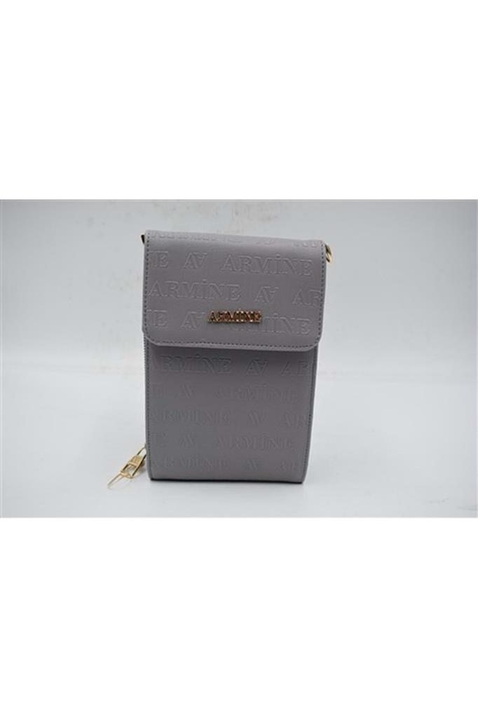 Armine 266  Gri Lazer Kadın Çanta