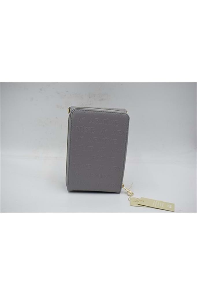 Armine 266  Gri Lazer Kadın Çanta