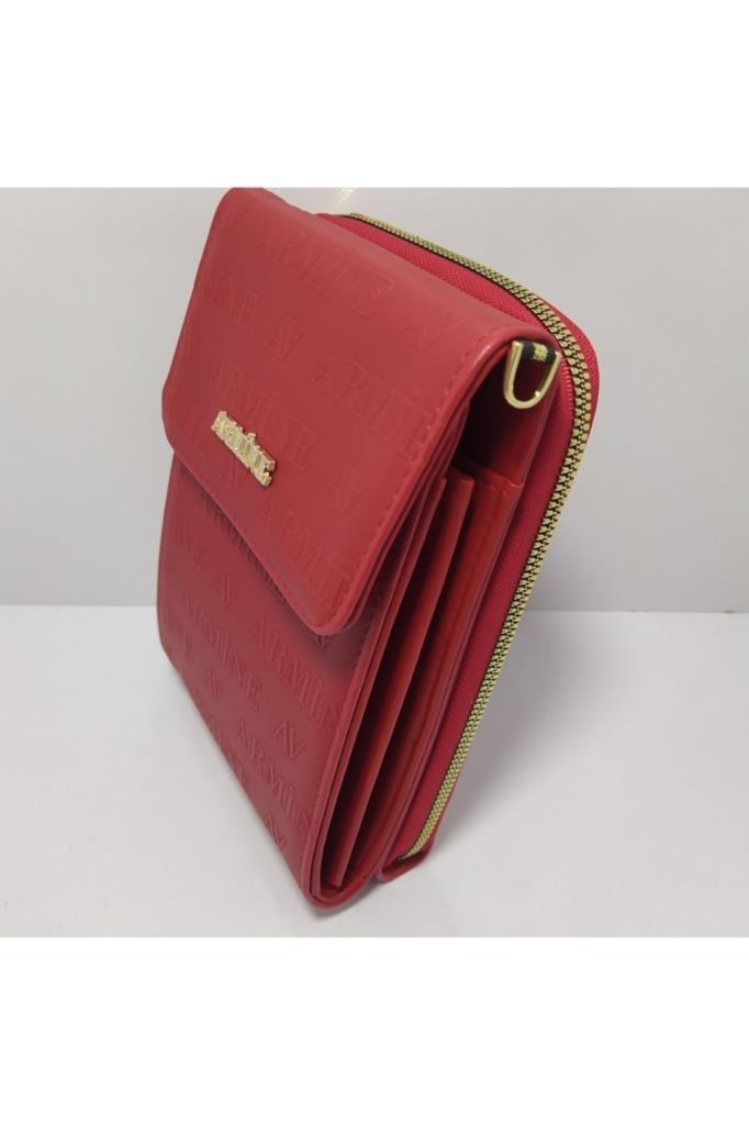 Armine 266  Kırmızı Lazer Kadın Çanta