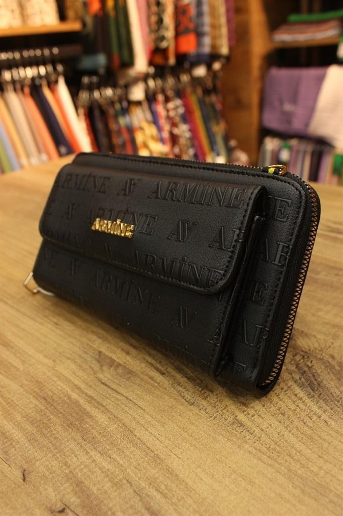 Armine 268  Siyah Lazer Kadın Çanta