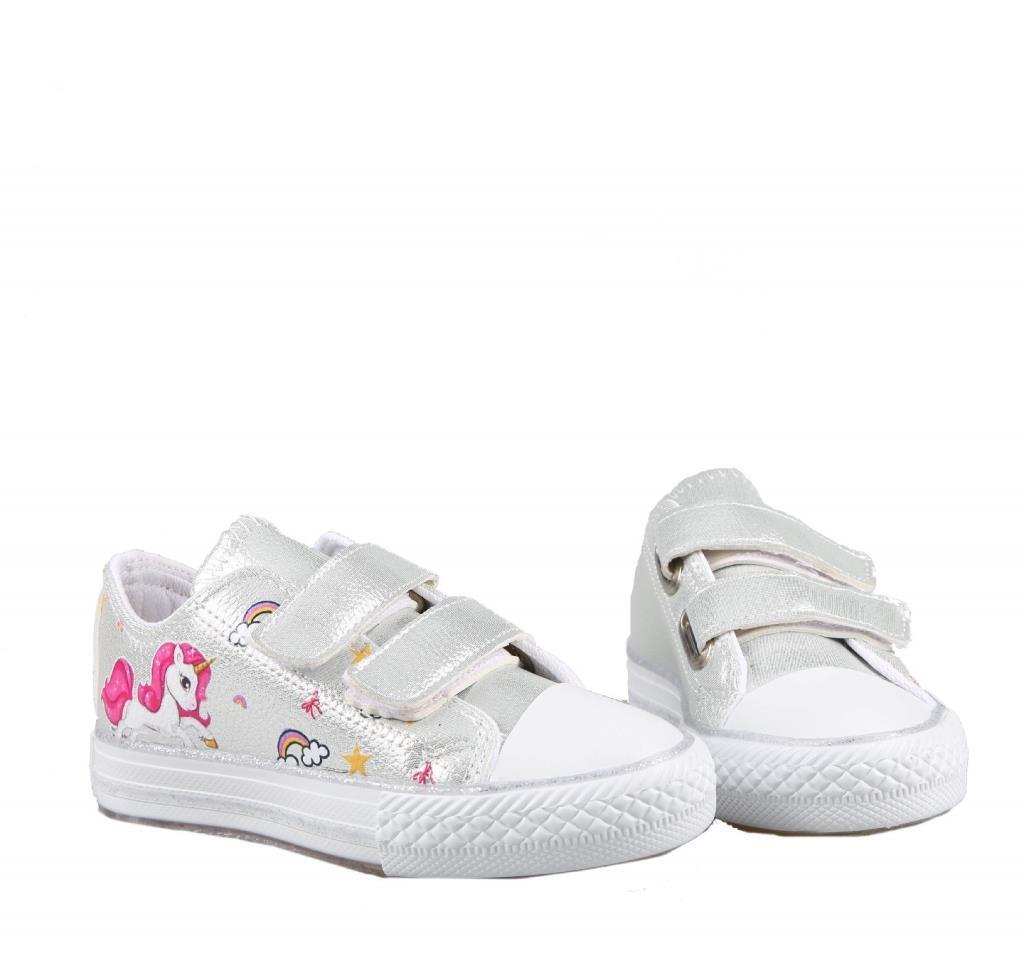 Bücür Ortopedi 231-229 Işıklı Gümüş Çocuk Sneakers