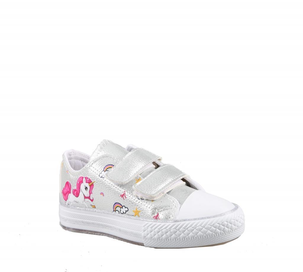 Bücür Ortopedi 231-229 Işıklı Gümüş Çocuk Sneakers