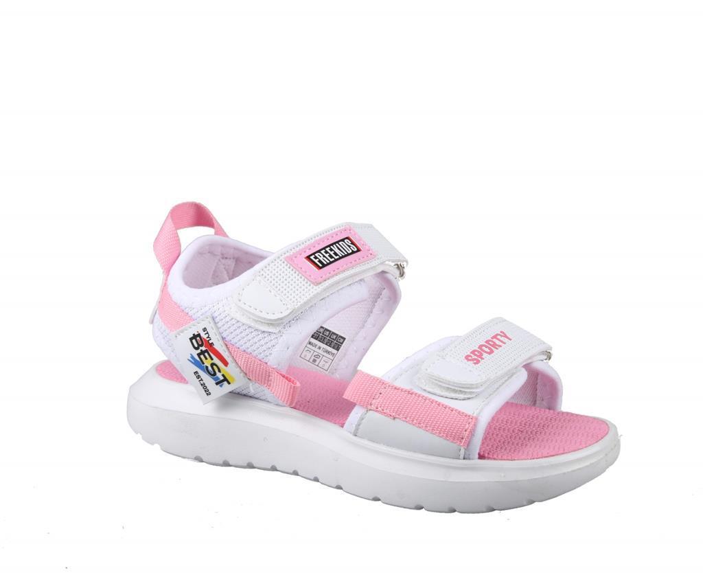 Bücür Ortopedi 300 Beyaz Pembe Çocuk Sandalet