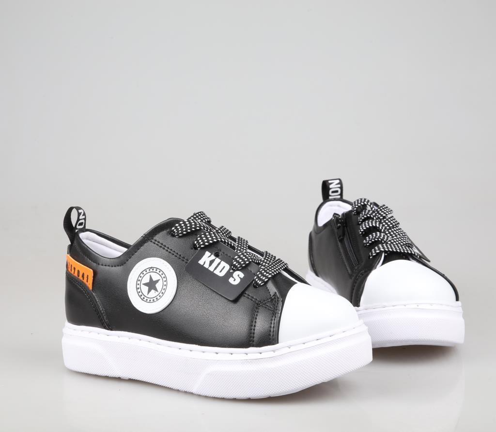 Bücür Ortopedi 500 Siyah-Beyaz Çocuk Sneakers