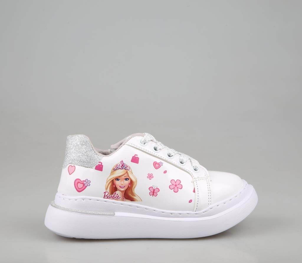 Bücür Ortopedi 506 Barbili Beyaz Çocuk Sneakers