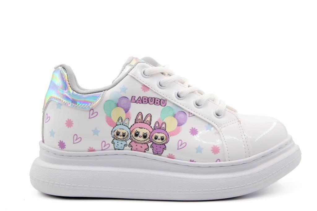Bücür Ortopedi 850 labubu Beyaz Çocuk Sneakers