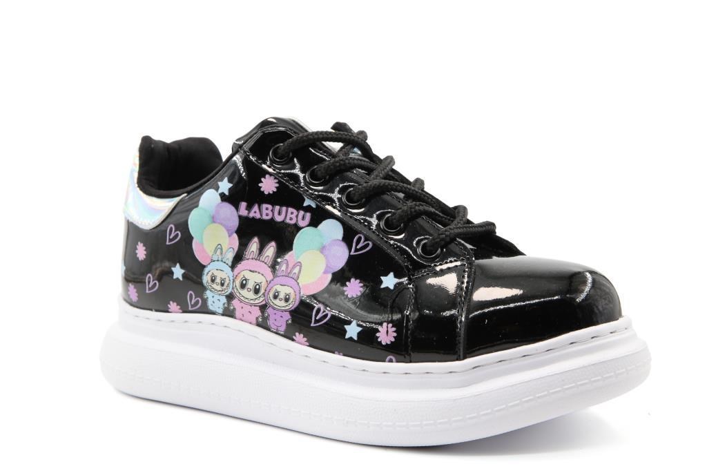 Bücür Ortopedi 850 labubu Siyah Çocuk Sneakers