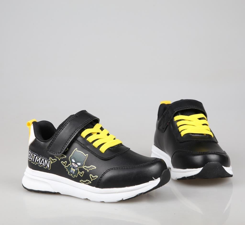 Bücür Ortopedi s501 Siyah Sarı Çocuk Sneakers