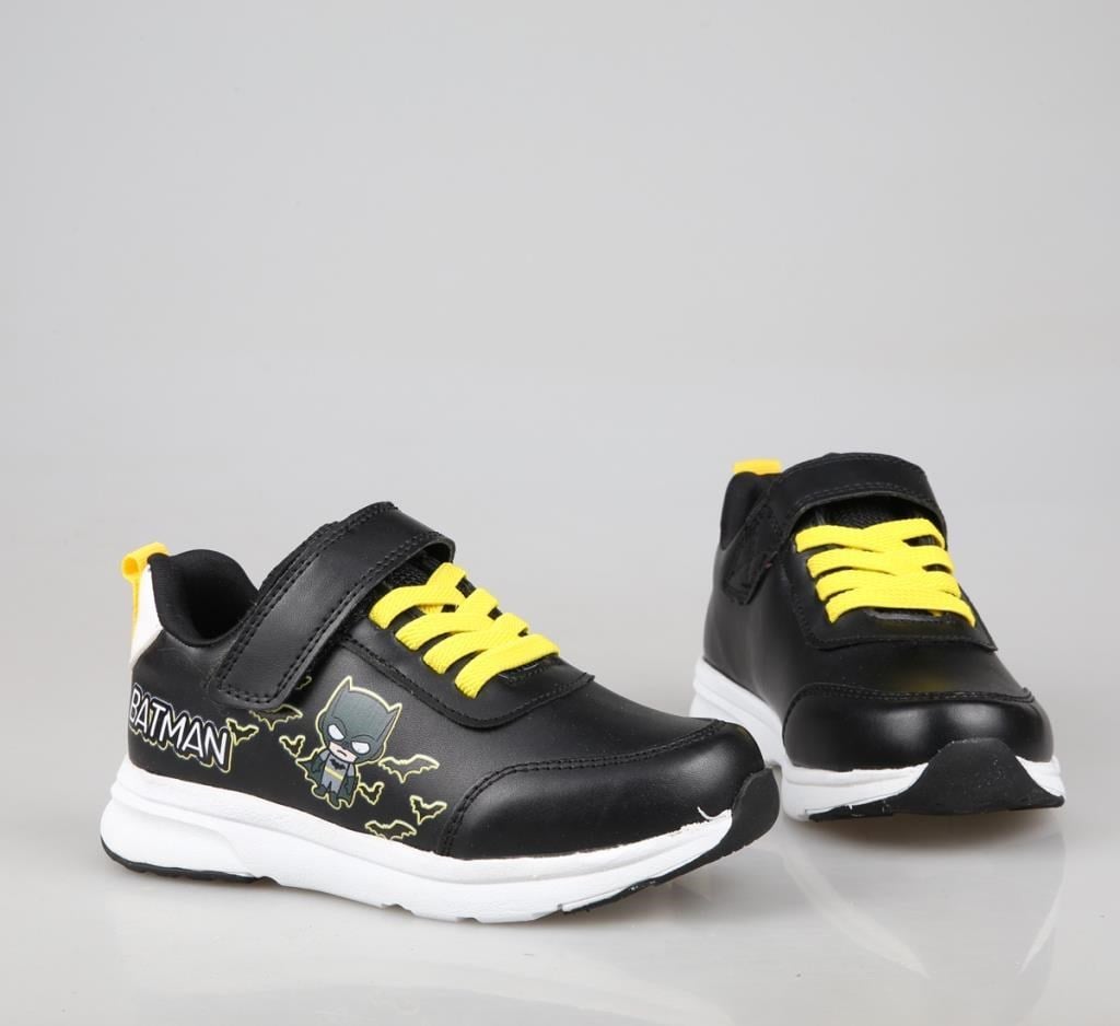 Bücür Ortopedi s501 Siyah Sarı Çocuk Sneakers