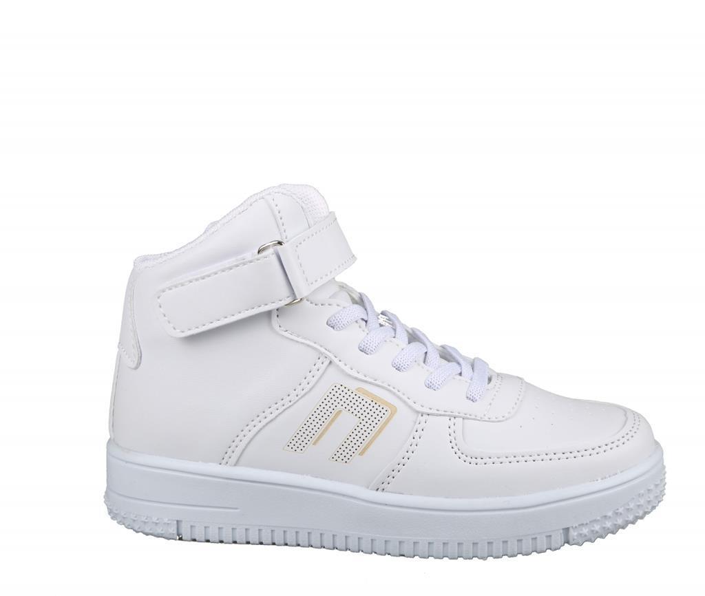 Cool Pekin Boğazlı Beyaz Çocuk Sneakers