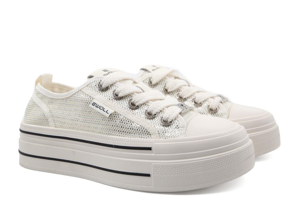 Ewoll 261-2014 Beyaz Kadın Sneakers