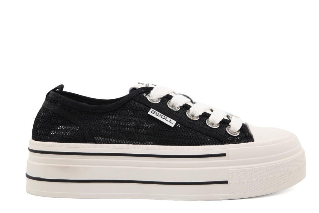 Ewoll 261-2014 Siyah Kadın Sneakers