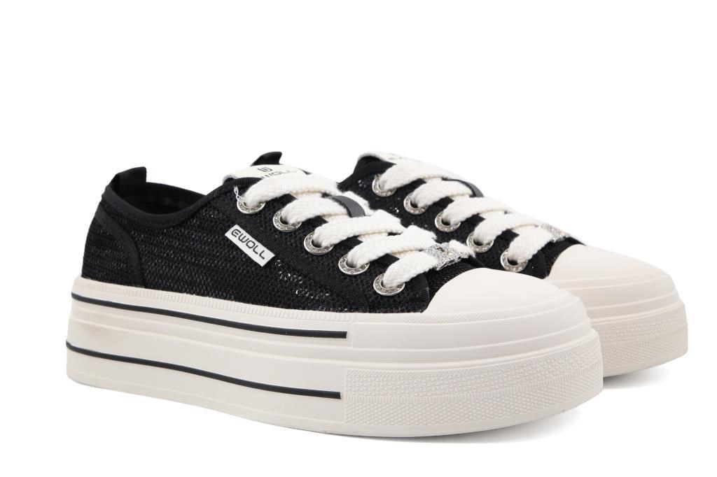 Ewoll 261-2014 Siyah Kadın Sneakers