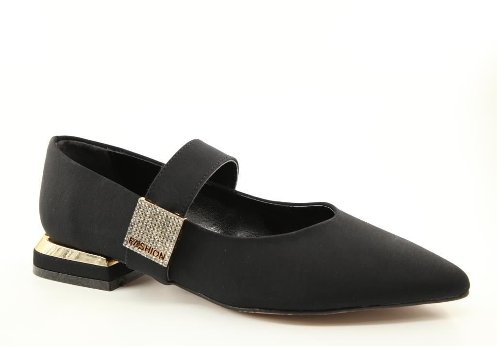 Feles 077-608-105 Siyah Kadın Topuklu Ayakkabı