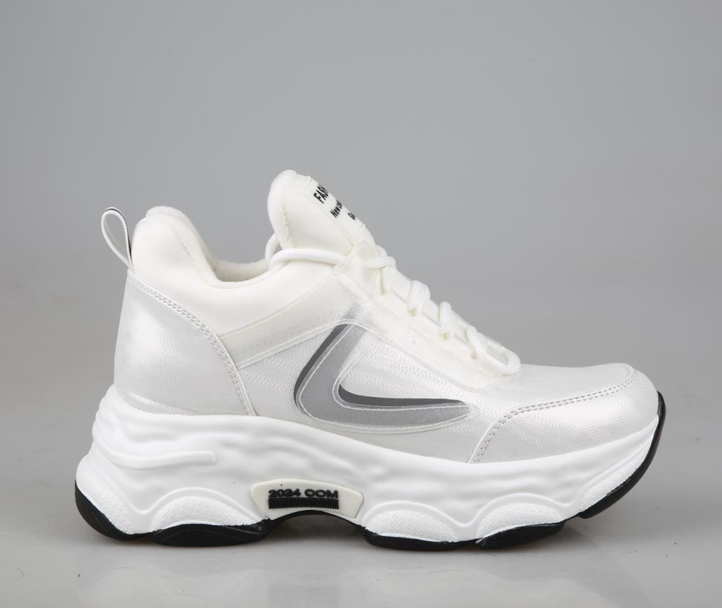 GUJA 24k302 Dolgu Topuk Beyaz Kadın Sneakers