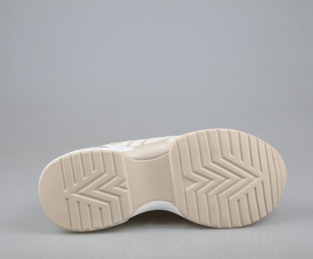 GUJA 25y300-14 Dolgu Topuk Bej Kadın Sneakers
