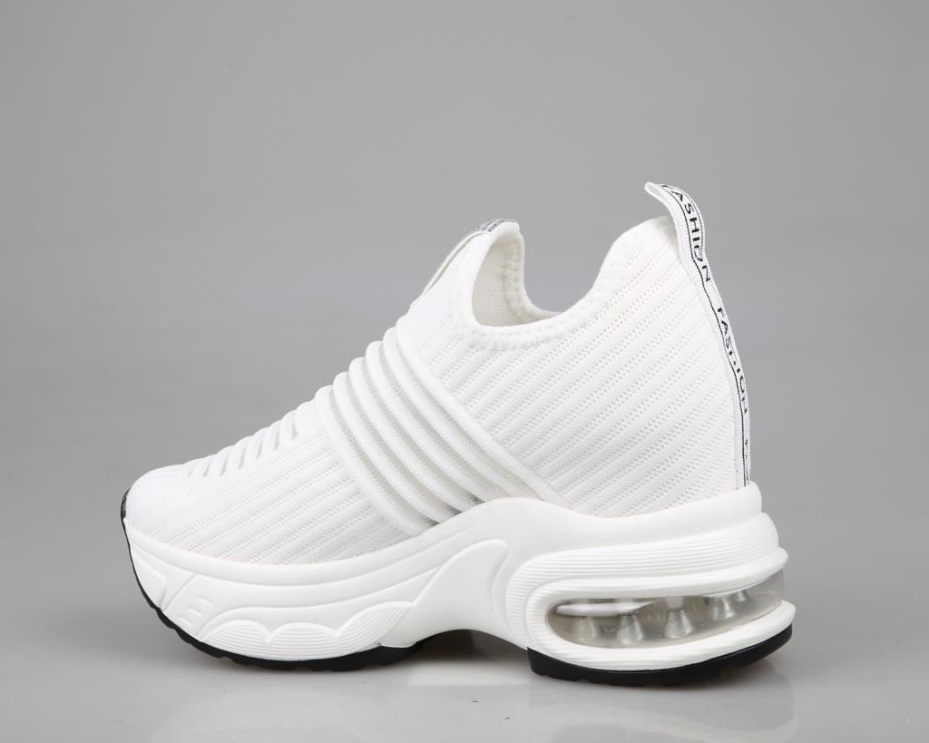 GUJA 25y300-8 Dolgu Topuk Beyaz Kadın Sneakers