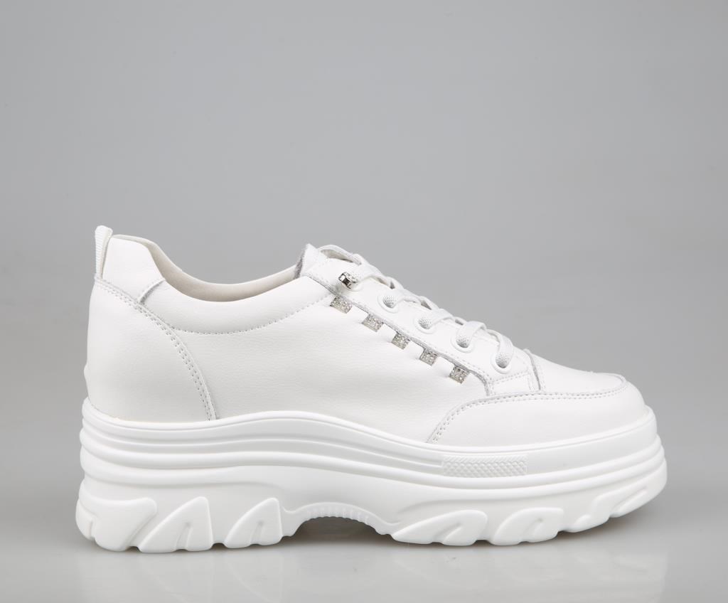 GUJA 25y361 Dolgu Topuk Beyaz Kadın Sneakers
