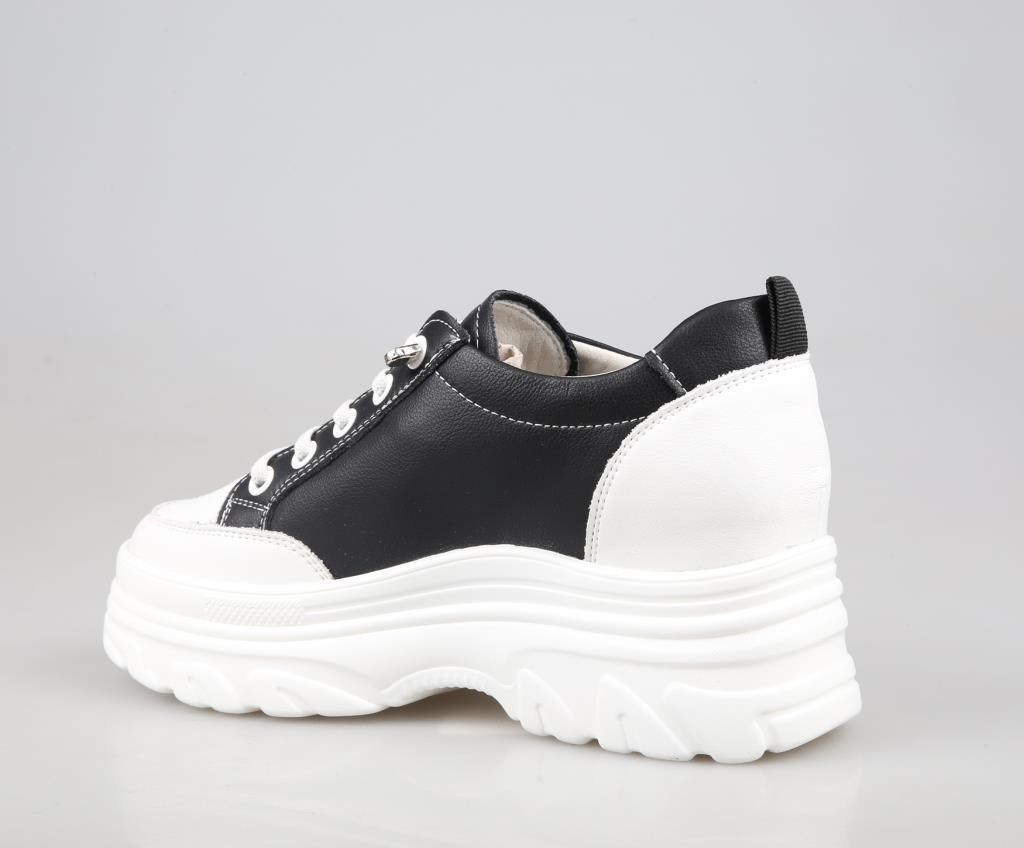 GUJA 25y361 Dolgu Topuk Siyah Kadın Sneakers