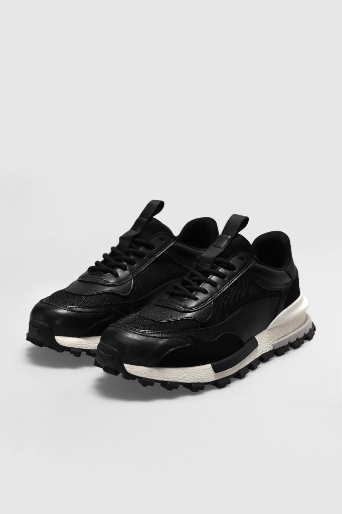 Lufian Henry Siyah Erkek Sneakers