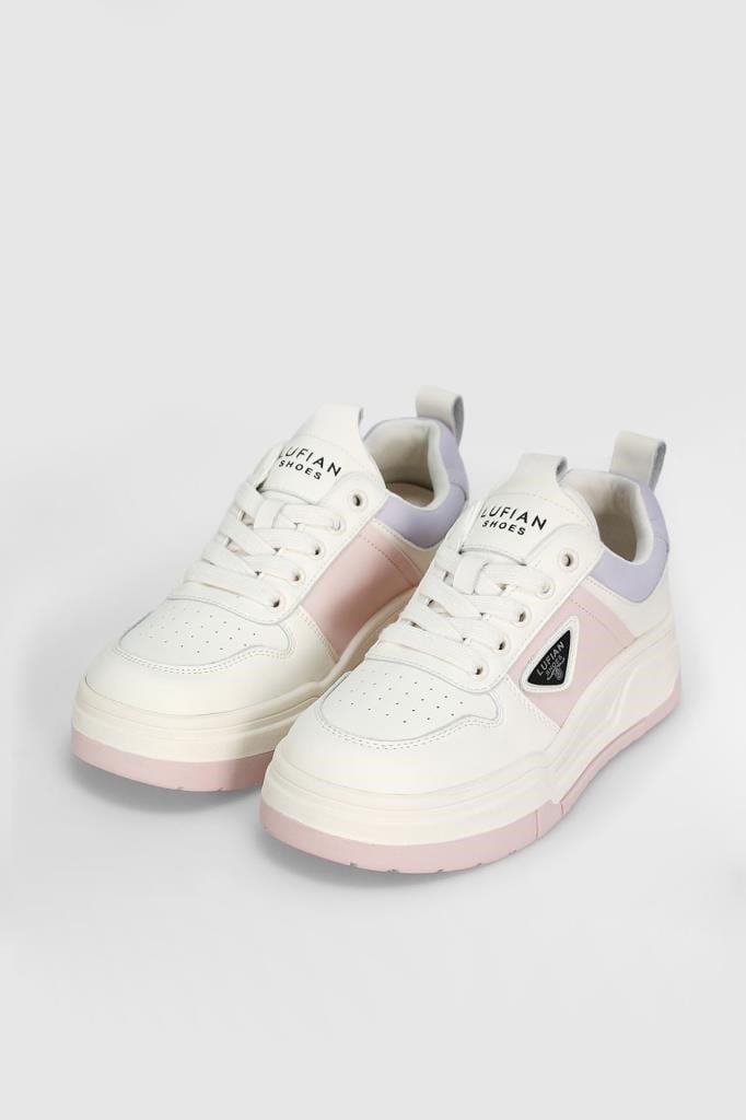 Lufian Jennifer Beyaz Pembe Unisex Sneakers
