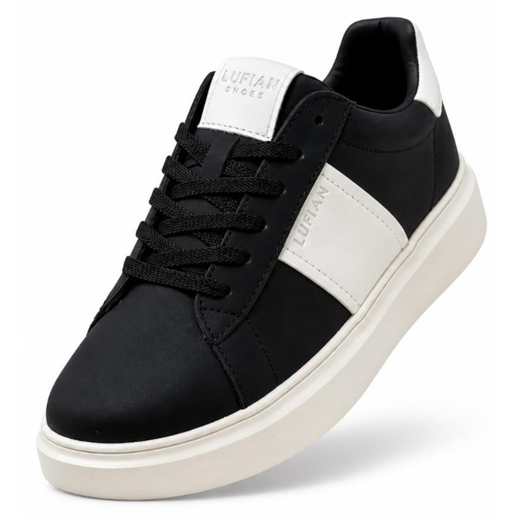 Lufian Luna Siyah-Beyaz Unisex Sneakers