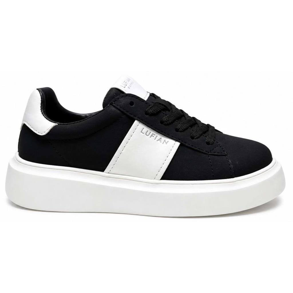 Lufian Luna Siyah-Beyaz Unisex Sneakers