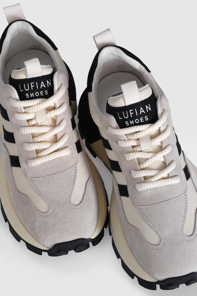 Lufian Tatum Ekru Unisex Sneakers