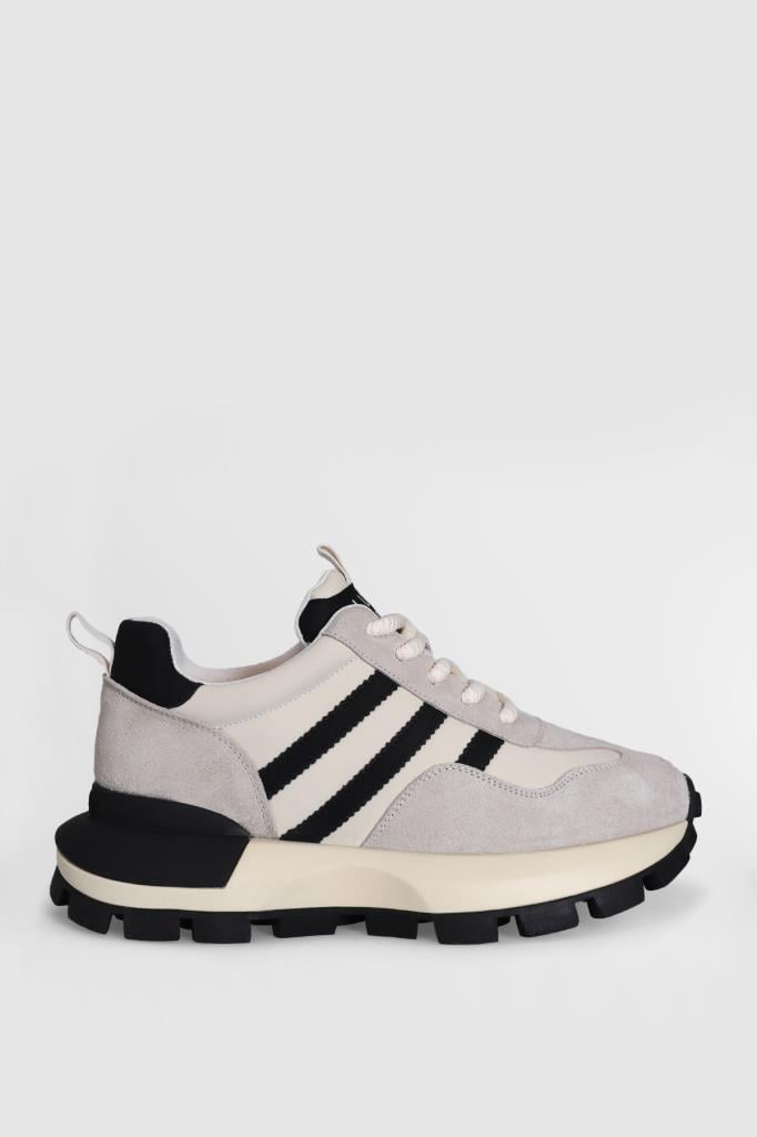 Lufian Tatum Ekru Unisex Sneakers