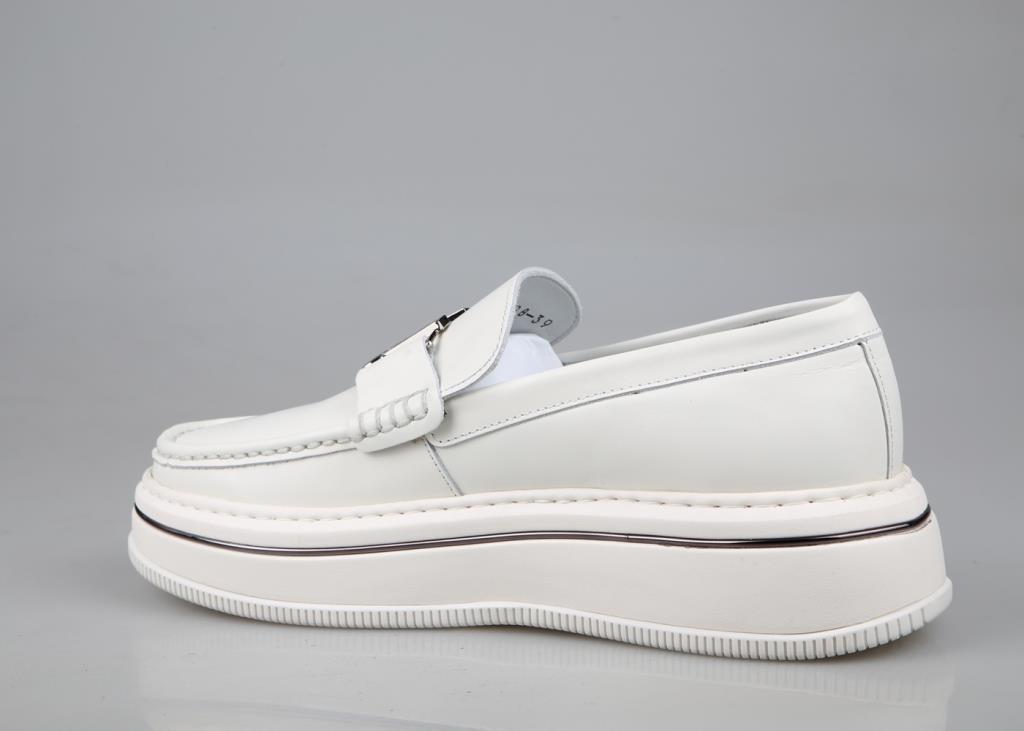 MARCOMEN 21108 Hakiki Deri Beyaz Erkek Günlük Ayakkabı