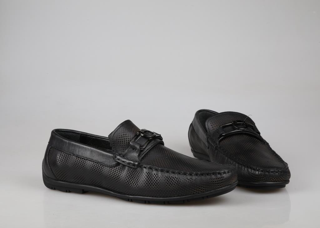 MARCOMEN 21112 Hakiki Deri Siyah Erkek Günlük Ayakkabı