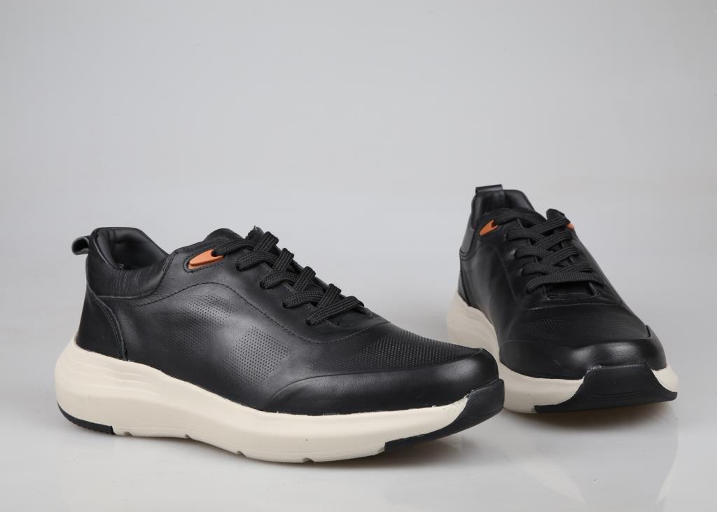 MARCOMEN 21114 Hakiki Deri Siyah Erkek Günlük Ayakkabı