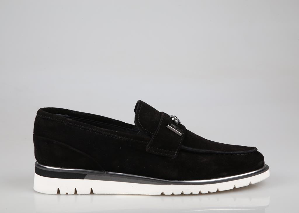 MARCOMEN 21140 Hakiki Deri Siyah Suet Erkek Günlük Ayakkabı