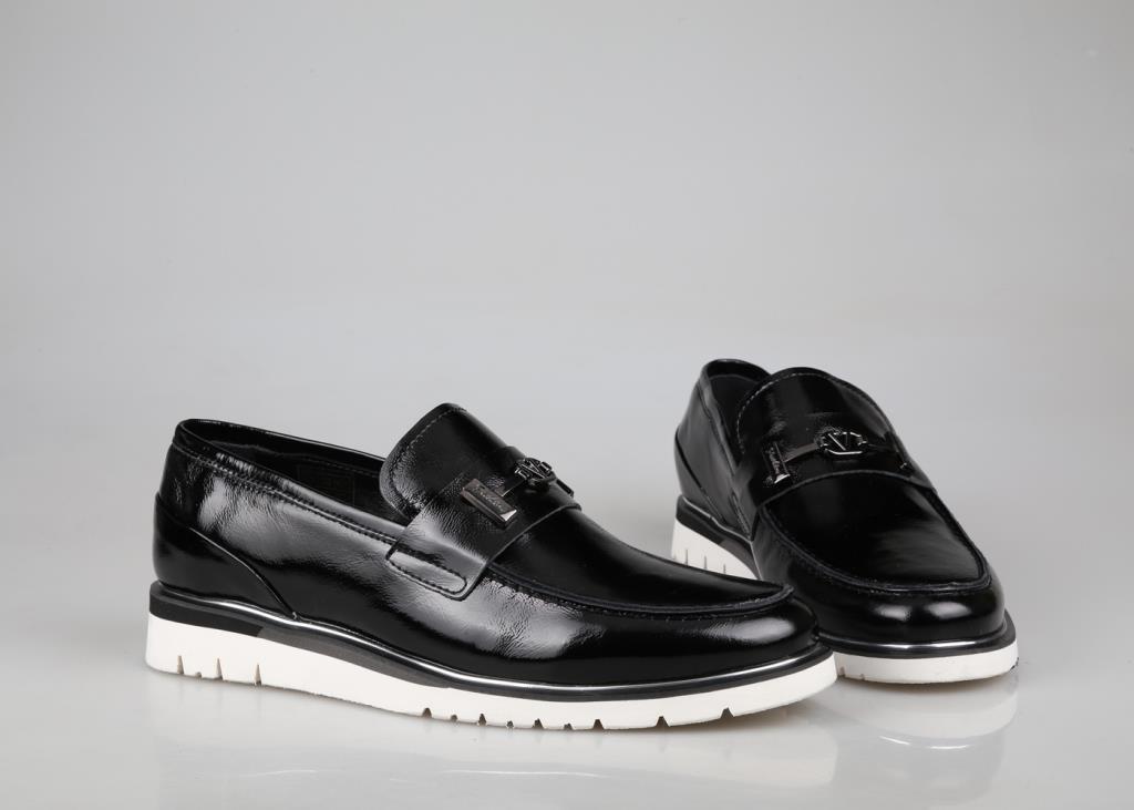 MARCOMEN 21140 Hakiki Deri Siyah Rugan Erkek Günlük Ayakkabı