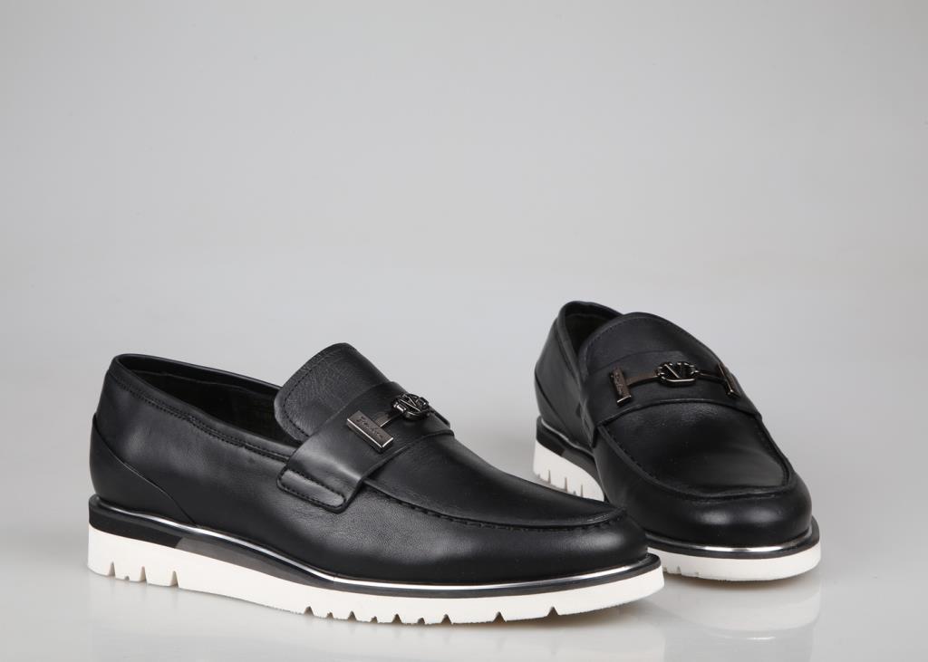 MARCOMEN 21140 Hakiki Deri Siyah Erkek Günlük Ayakkabı