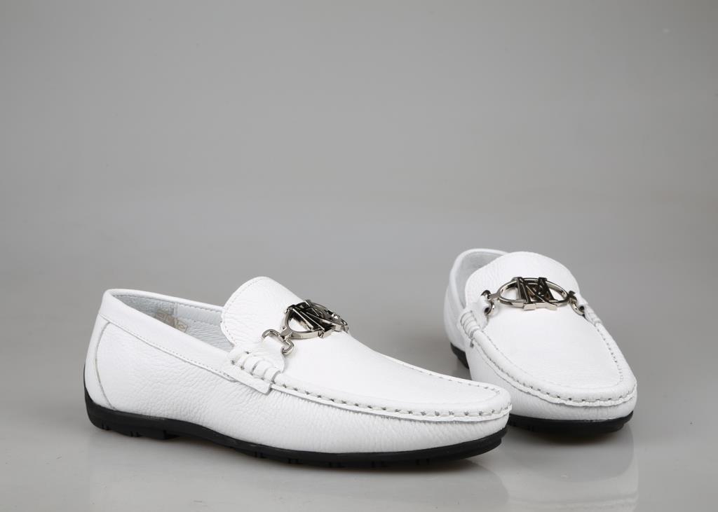 MARCOMEN 21147 Hakiki Deri Beyaz Erkek Günlük Ayakkabı