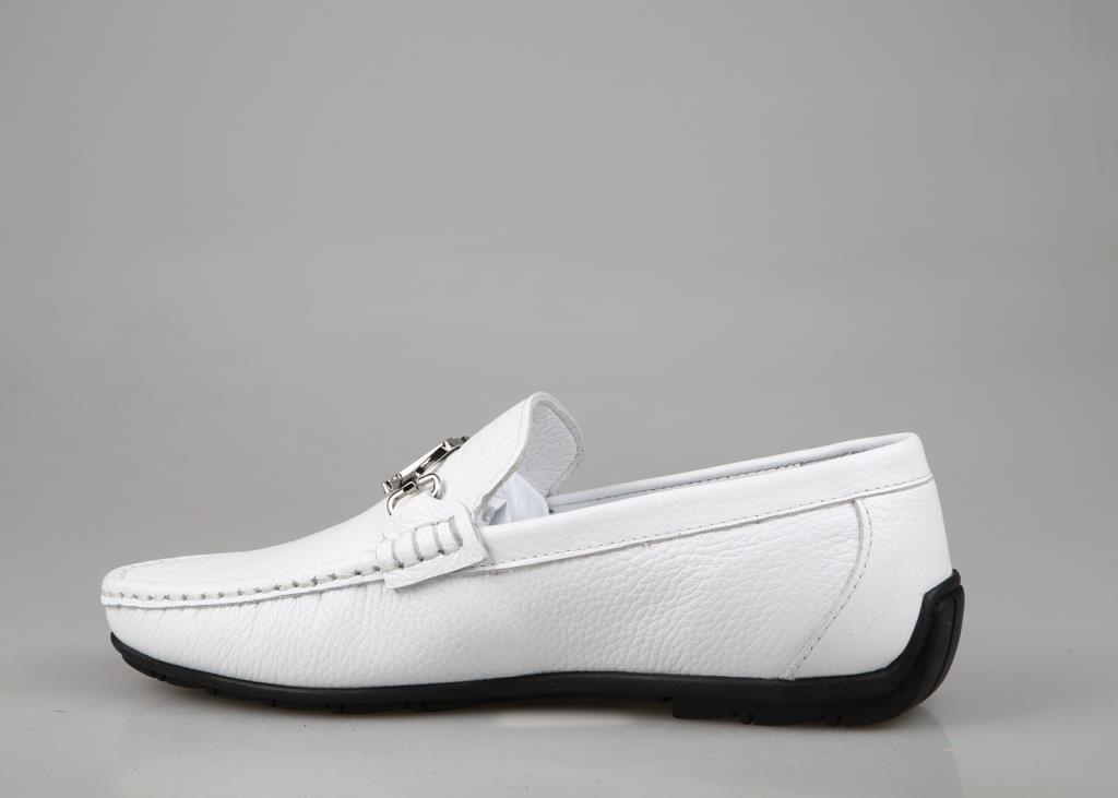 MARCOMEN 21147 Hakiki Deri Beyaz Erkek Günlük Ayakkabı