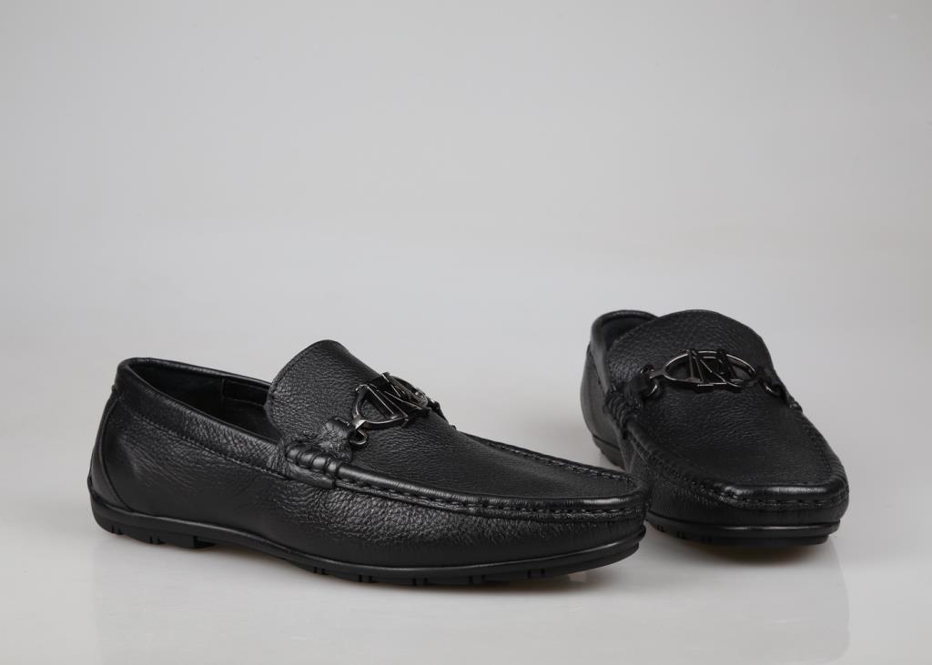 MARCOMEN 21147 Hakiki Deri Siyah Erkek Günlük Ayakkabı