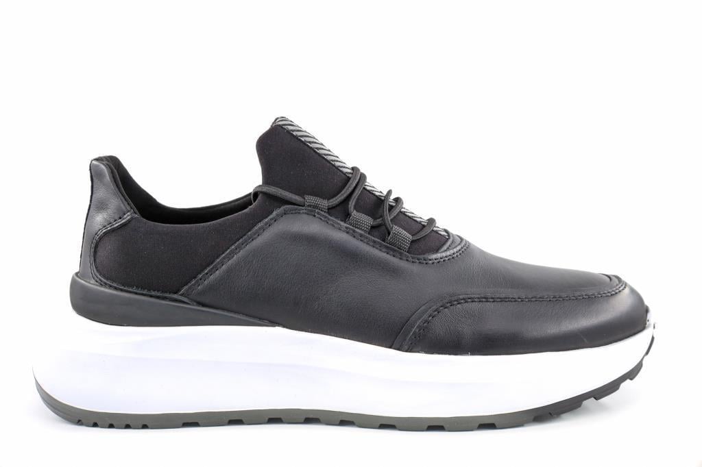 MARCOMEN 22295 Hakiki Deri Siyah Erkek Günlük Ayakkabı