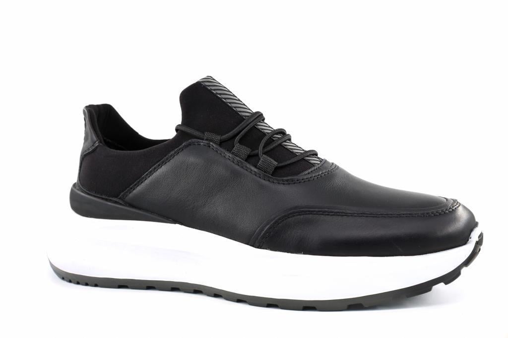 MARCOMEN 22295 Hakiki Deri Siyah Erkek Günlük Ayakkabı